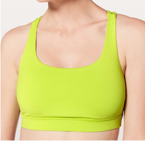 lululemon sports bra criss cross back